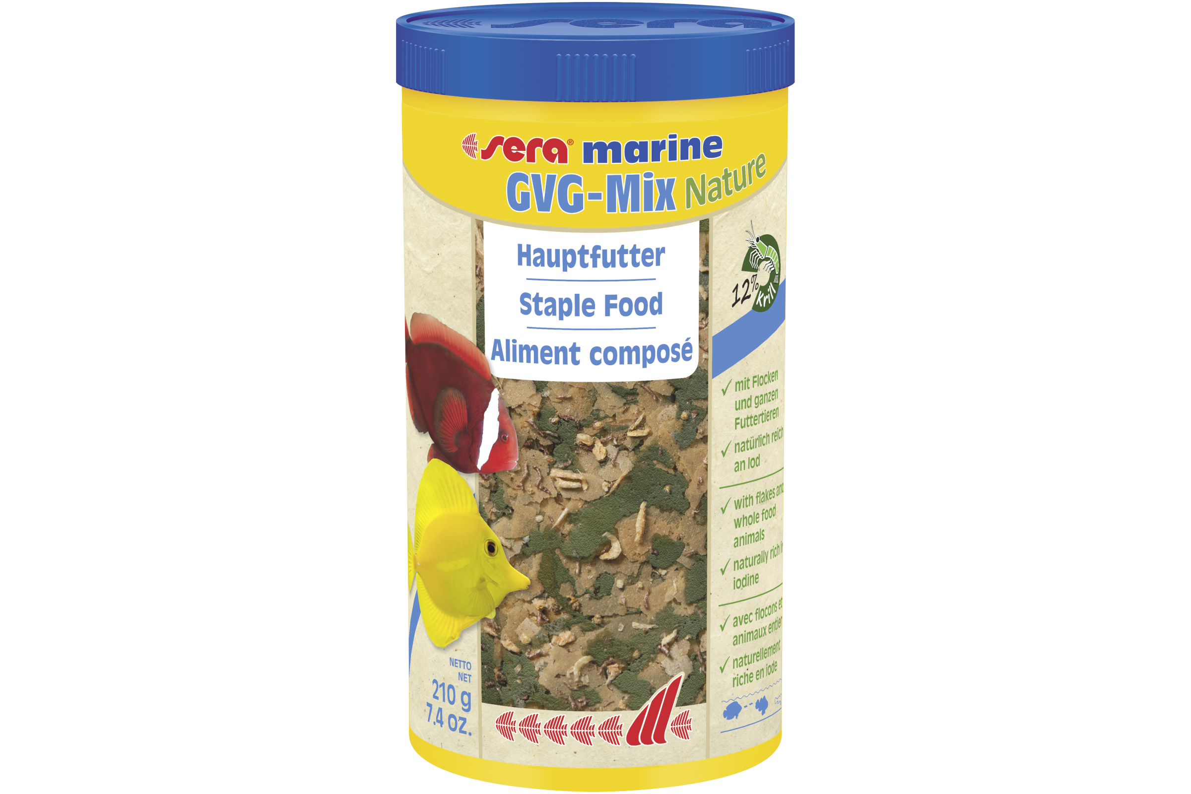 Sera MARIN GVG-Mix Nature, 1000 ml, Hauptfutter Meerwasser